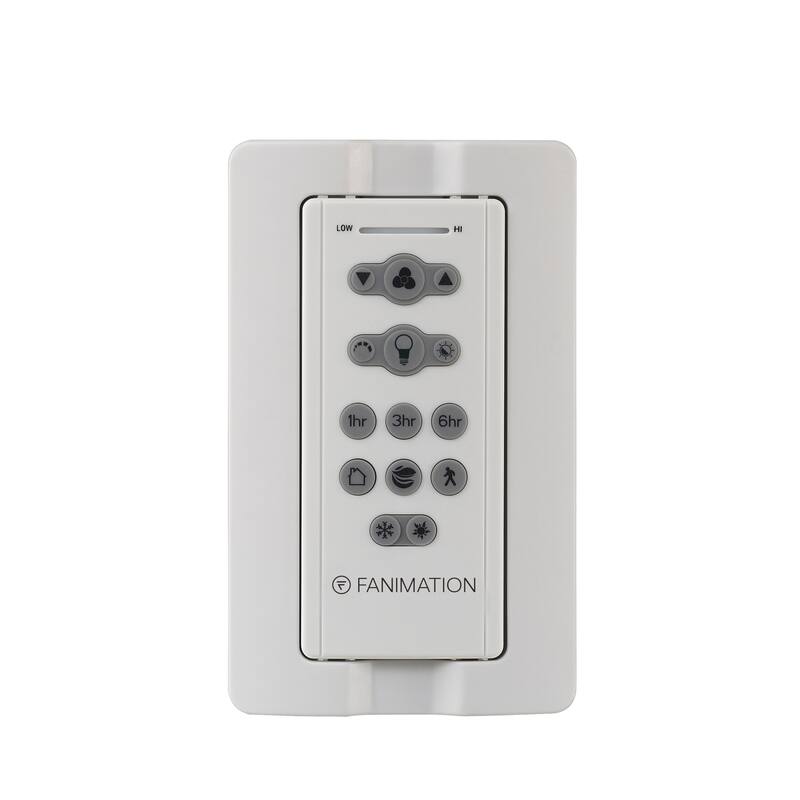 Fanimation Kute 52 inch Indoor/Outdoor Smart Ceiling Fan with Remote - Matte White