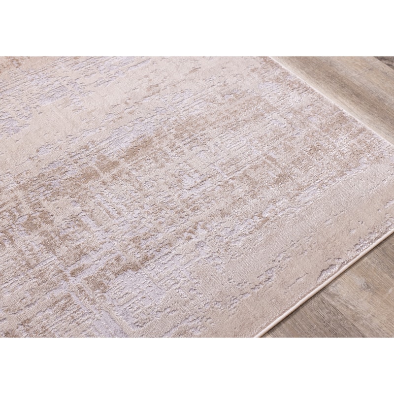 Chase Collection - Beige/Cream Faded Texture Rug