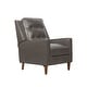 preview thumbnail 20 of 23, Abbyson Holloway Mid Century Top Grain Leather Push-back Recliner