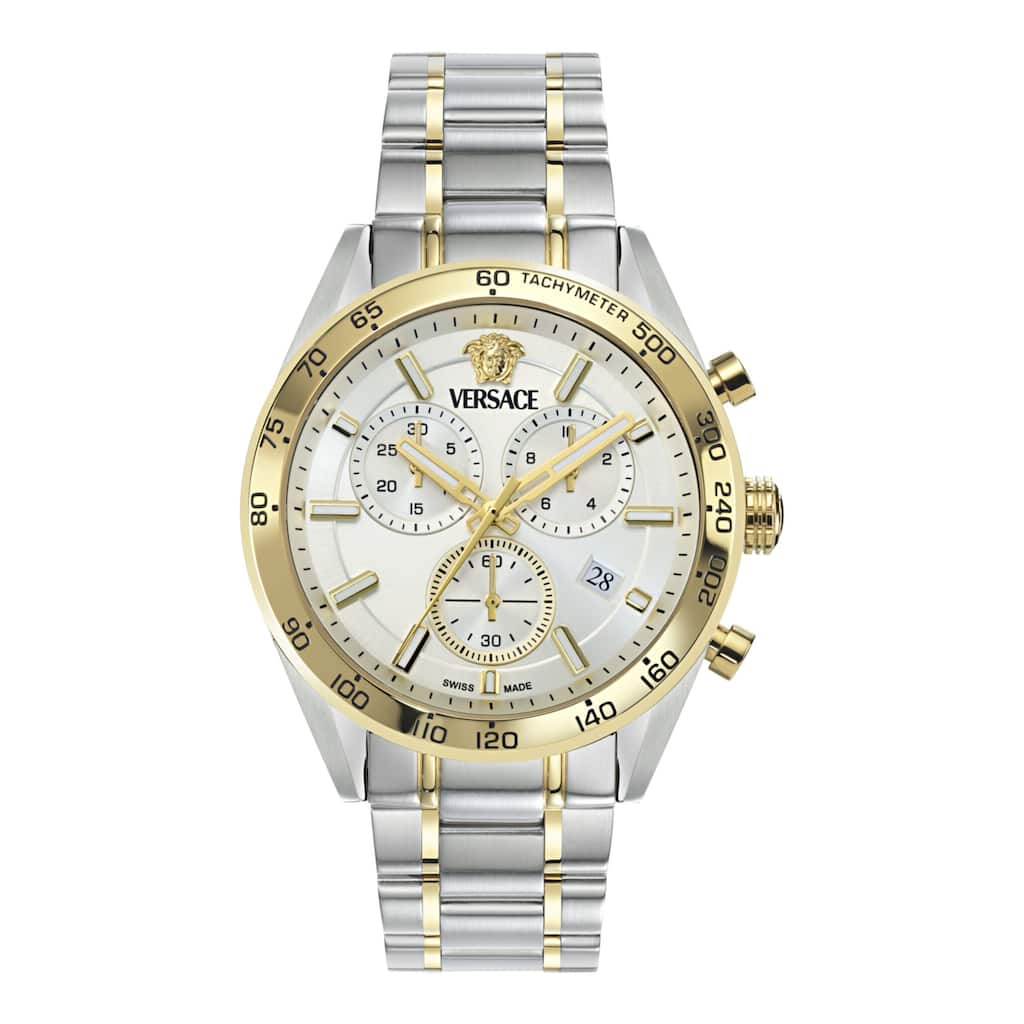 Versace V-Code Chrono Bracelet Watch