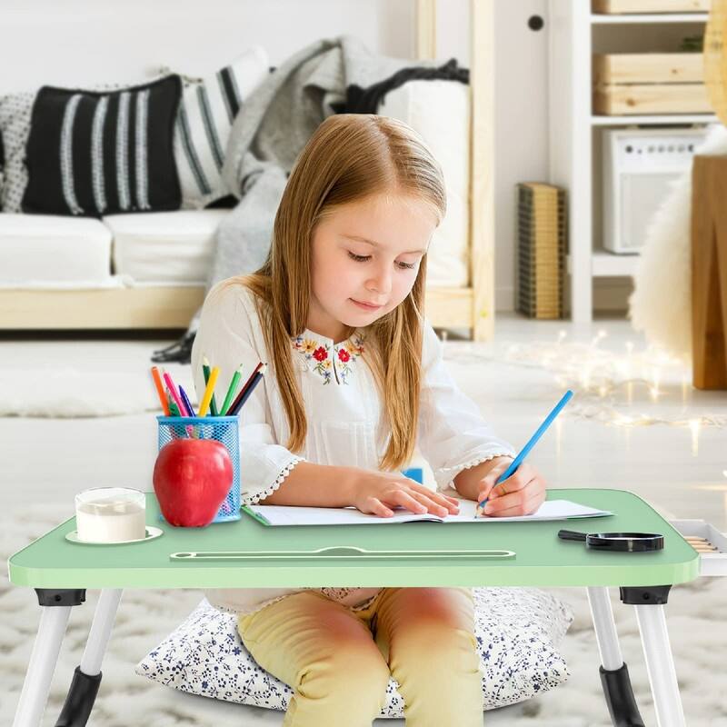 Foldable Laptop Bed Table Multi - 23.6"D x 15.8"W x 10.8"H