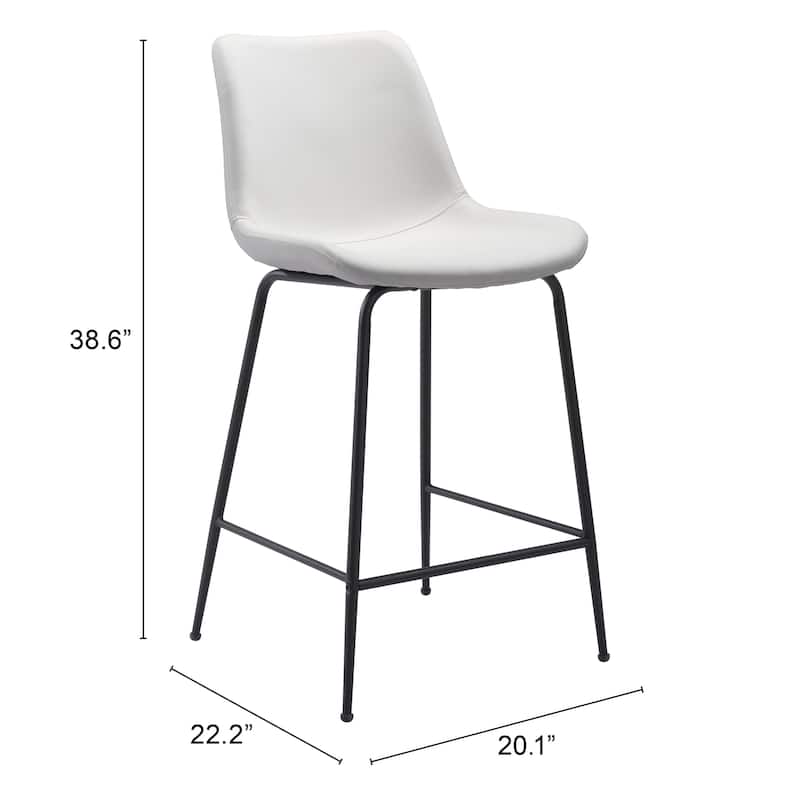 Byron Counter Chair - 20.1" W x 22.2" D x 38.6" H