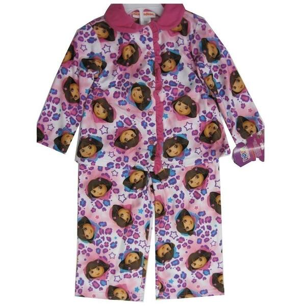 Girls Baby Toddler 2 pc Pajamas Sleepwear Set Dora The Explorer Nickelodeon