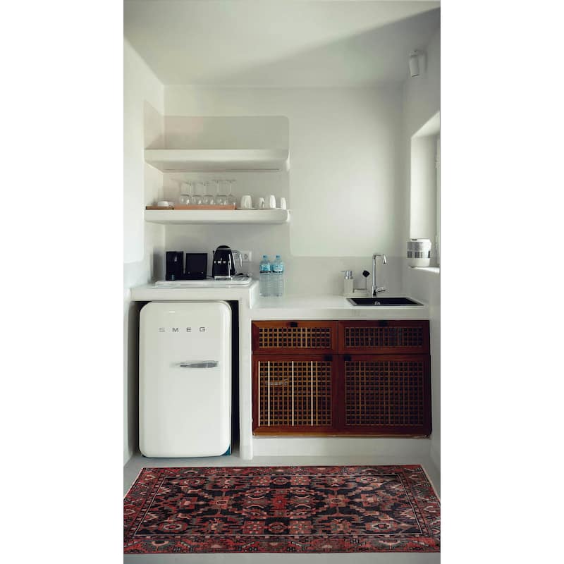 ECARPETGALLERY Hand-knotted Andelz Navy Wool Rug - 4'0 x 7'0