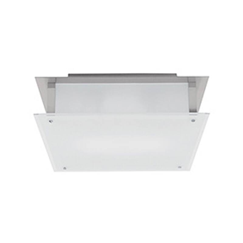 Access Lighting Vision - (s) Dimmable LED -Flush Mount - Brushed Steel - Frosted - Brushed Steel