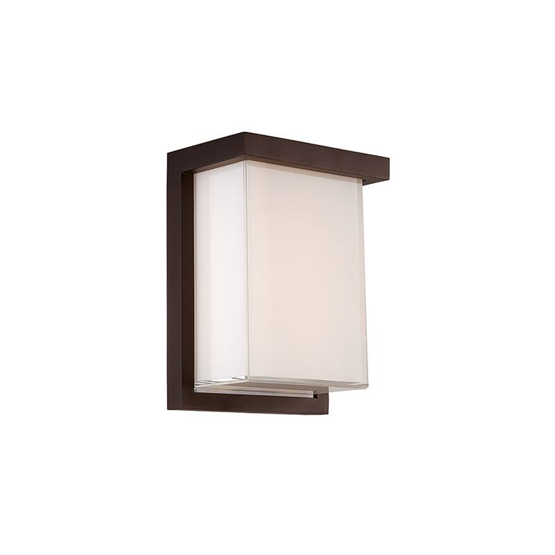 Ledge 8in LED Indoor or Outdoor Wall Light 2700K - Bronze - 8-inch