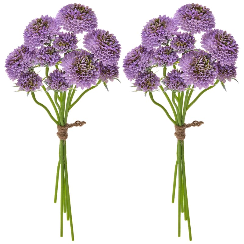 14" Scabiosa Bundle