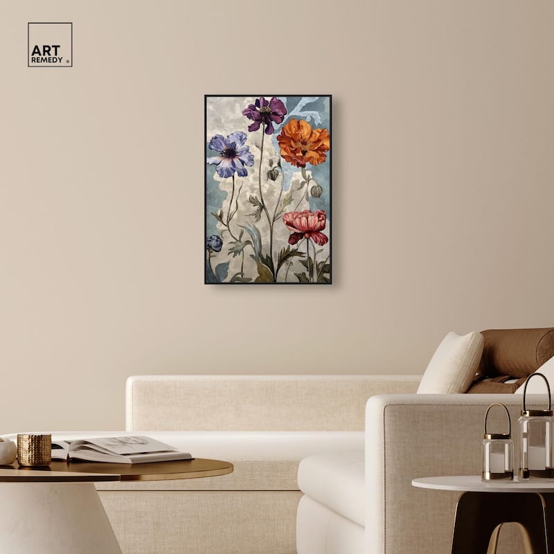 Hued Blossom III Canvas by Art Remedy