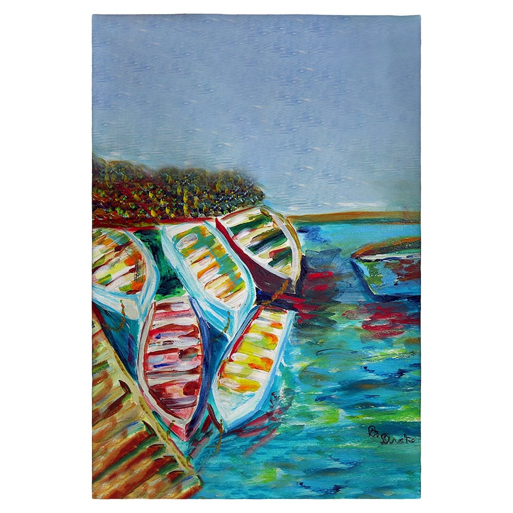 Six Rowboats Guest Towel - 20x20