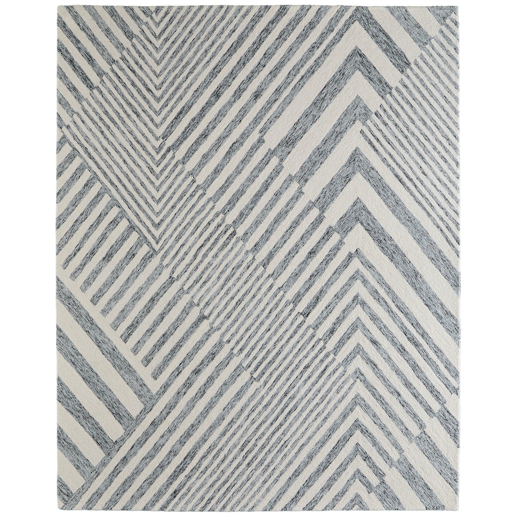 Grand Bazaar Esser Hand Tufted Geometric Modern Area Rug