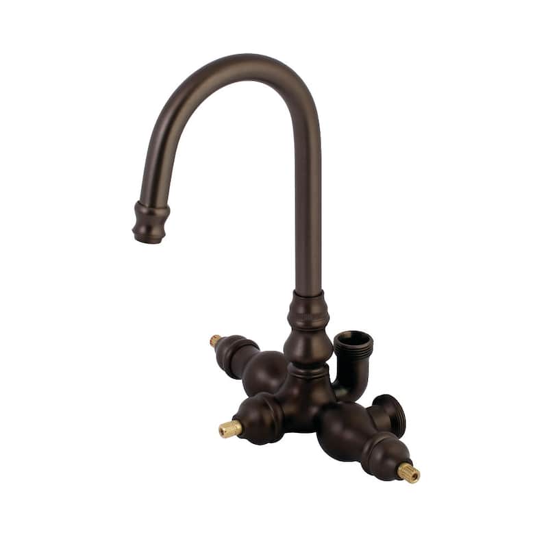 Kingston Brass Aqua Vintage Gooseneck Clawfoot Tub Faucet Body Only - - Oil Rubbed Bronze