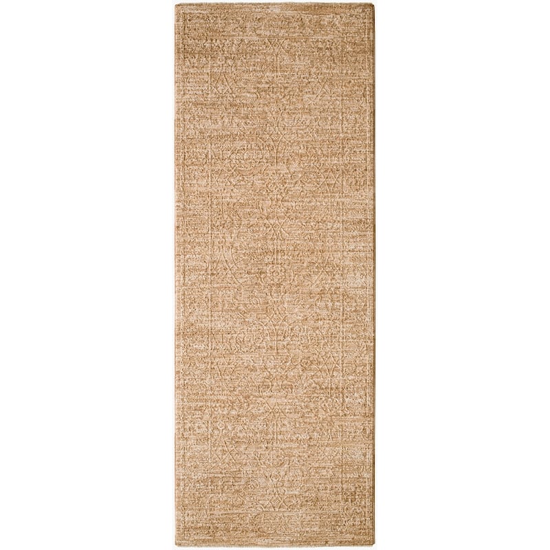 Livabliss Casual Masterpiece Abstract Area Rug - 2'7" x 7'3" - Beige