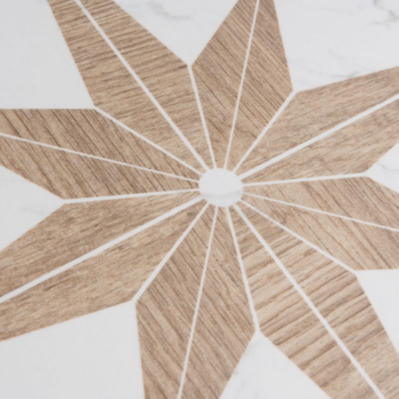Merola Tile Llama Stella Loire Noce 9-3/4" x 9-3/4" Porcelain Floor and Wall Tile