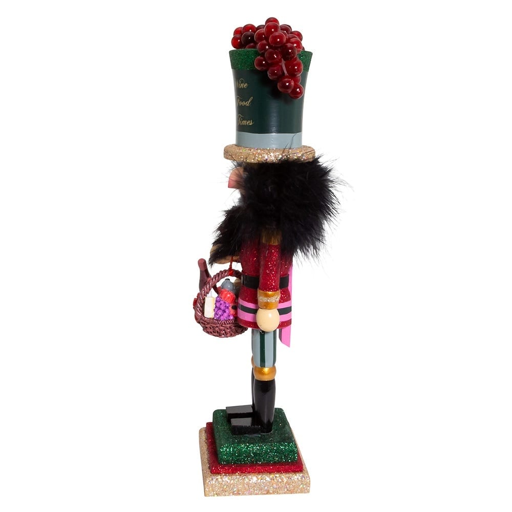 Kurt Adler 14-Inch Hollywood Wine Nutcracker - Thumbnail 4