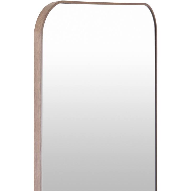Livabliss Aranya Modern Aluminum Full Length Squared Arch Mirror - 67"H x 28"W x 1"D