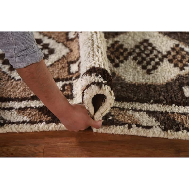 Plush Anatolian Natural Dye Runner Rug Hand-knotted Wool Carpet - 2'11"x 10'11"