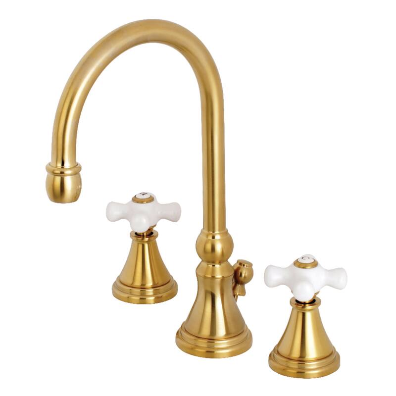 Kingston Brass Governor 1.2 GPM Deck Mounted Bathroom Faucet with