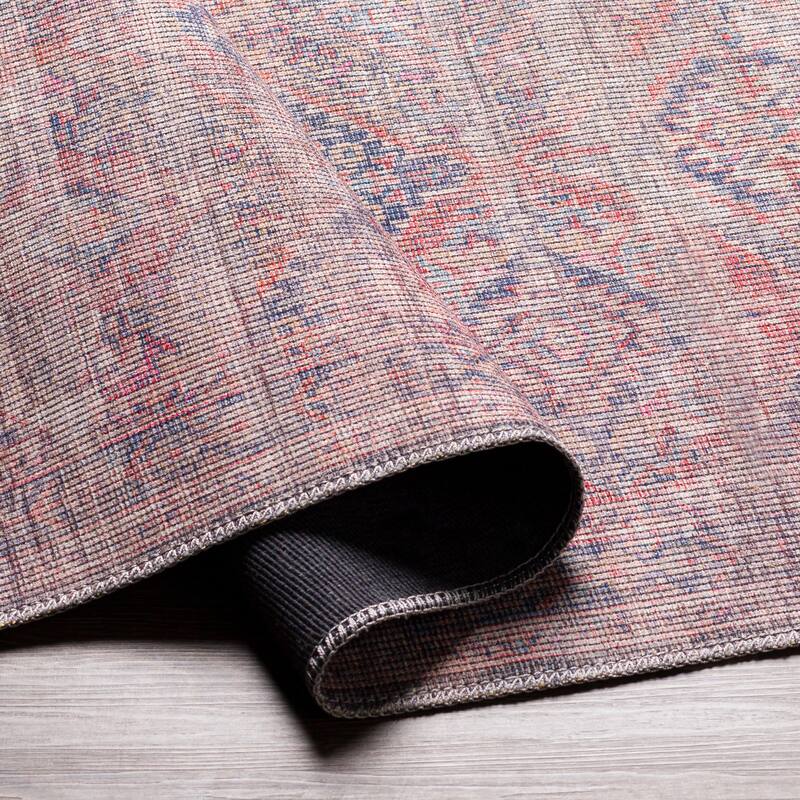 Artistic Weavers Rhodie Vintage Trellis Printed Machine Washable Area Rug