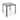 Hamilton 36" Sq. Balcony Height Table - 36" Square