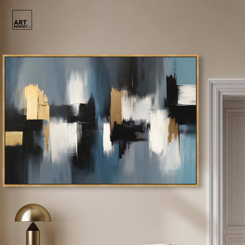 Within Blues Canvas by Art Remedy