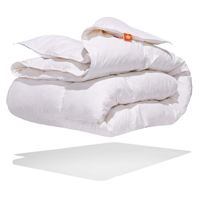Canadian Down & Feather Company White Goose Feather Comforter All Season weight