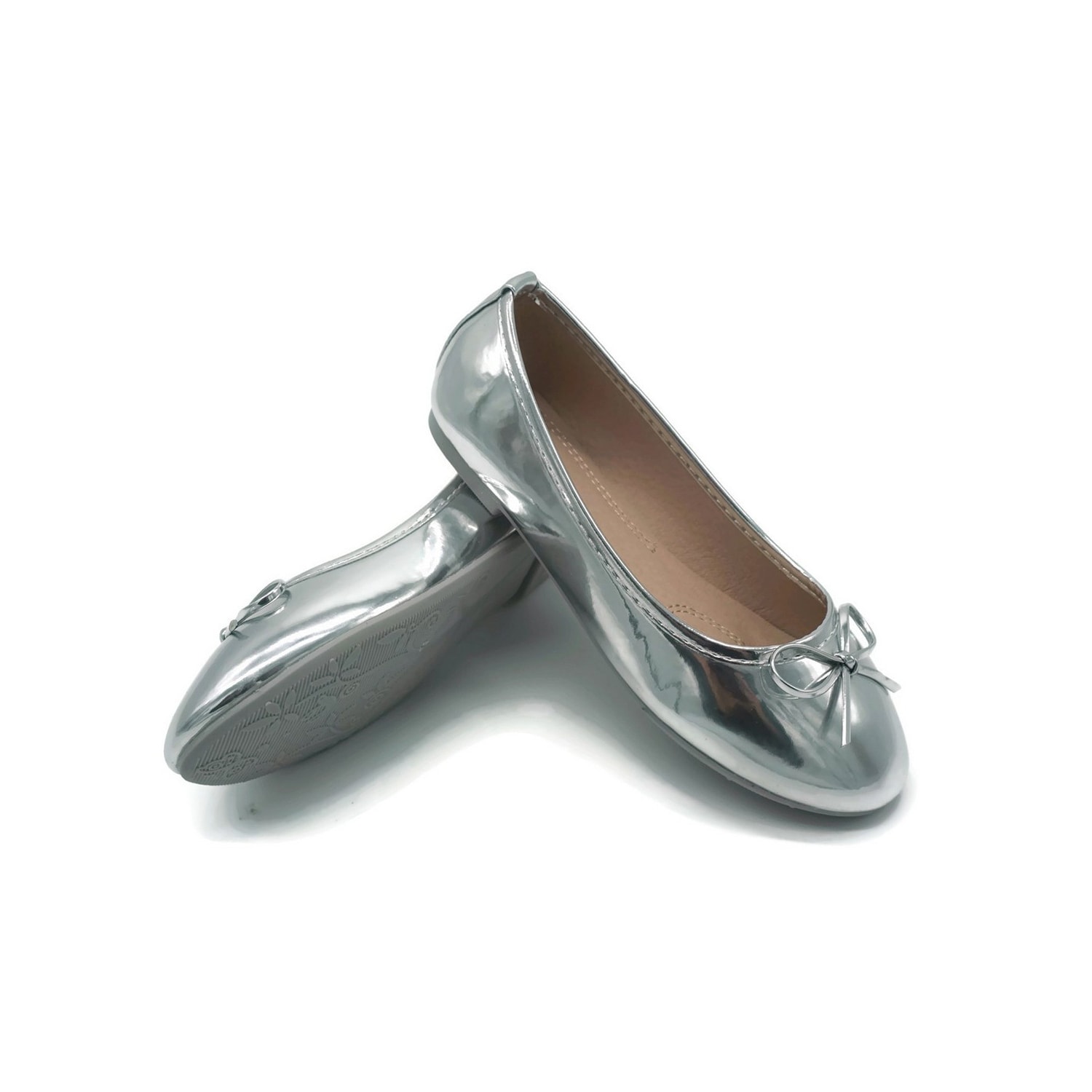 silver bow shoes