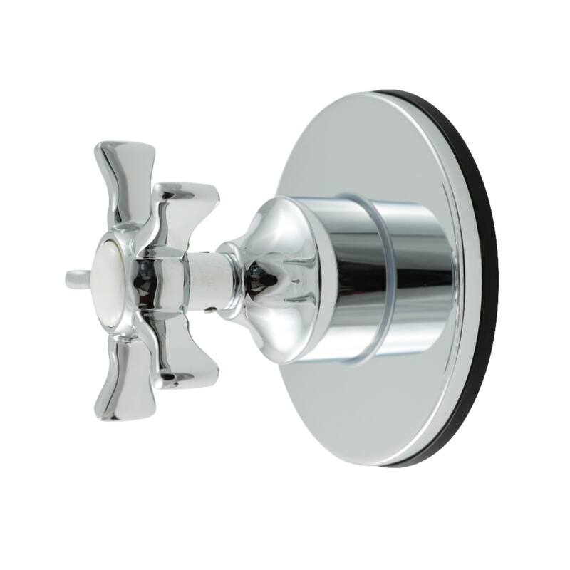 Hamilton Single-Handle Six-Way Diverter Valve with Round Trim Kit - Polished Chrome