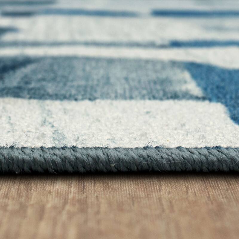 Mohawk Home Tarana Abstract Blue Gray Area Rug Bed Bath & Beyond