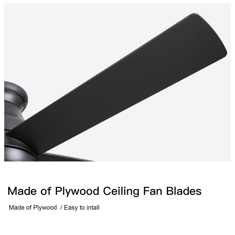 52" Low Profile Ceiling Fan with Lights