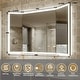 preview thumbnail 6 of 35, Modland 48"-60"W x 36"H Tri-Fold LED Bathroom Mirror with Defogging & Memory Function
