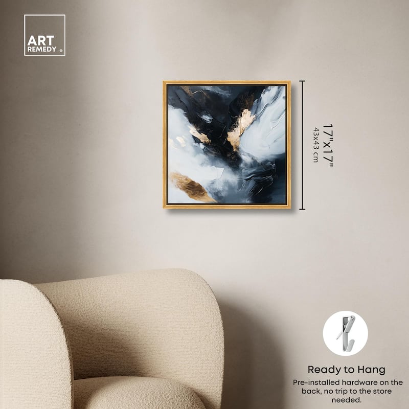 Golden Spark II Canvas by Art Remedy