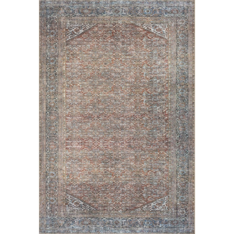 Nuloom Omariah Vintage & Distressed Washable Rug - 10' x 12' - Multicolor - Rectangle