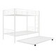 preview thumbnail 29 of 54, Full Size Loft Bed with Built-in L-Shaped Desk and Storage Shelves