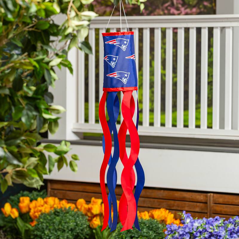 40" NFL Team Sublimated Fabric Windsock - Patriots
