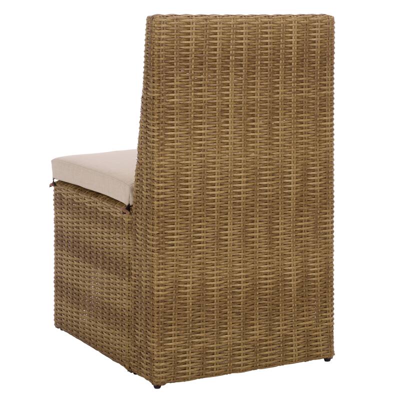 SAFAVIEH Outdoor Living Emma Dining Chair (Set of 2) - 20"W x 24"D x 34"H