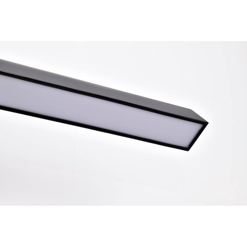 Mila 2 Foot LED Picture Light 3 CCT Selectable Black Finish Acrylic Lens