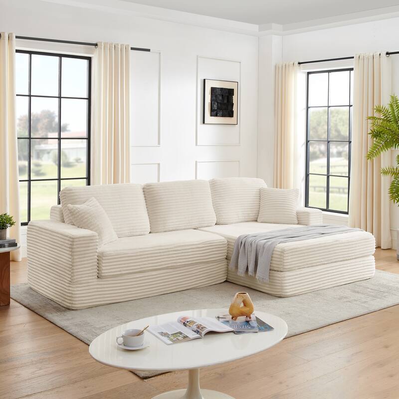 Luxury Sleeper Sofa Bed with Soft Cushion - Ultimate Comfort for Your Home