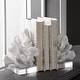 preview thumbnail 3 of 2, Uttermost Charbel White Bookends (Set of 2)
