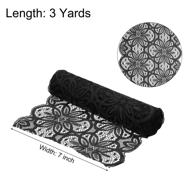Lace Ribbon 7 Inch Lace Flower Trim for Craft Gift Wrappers Wedding