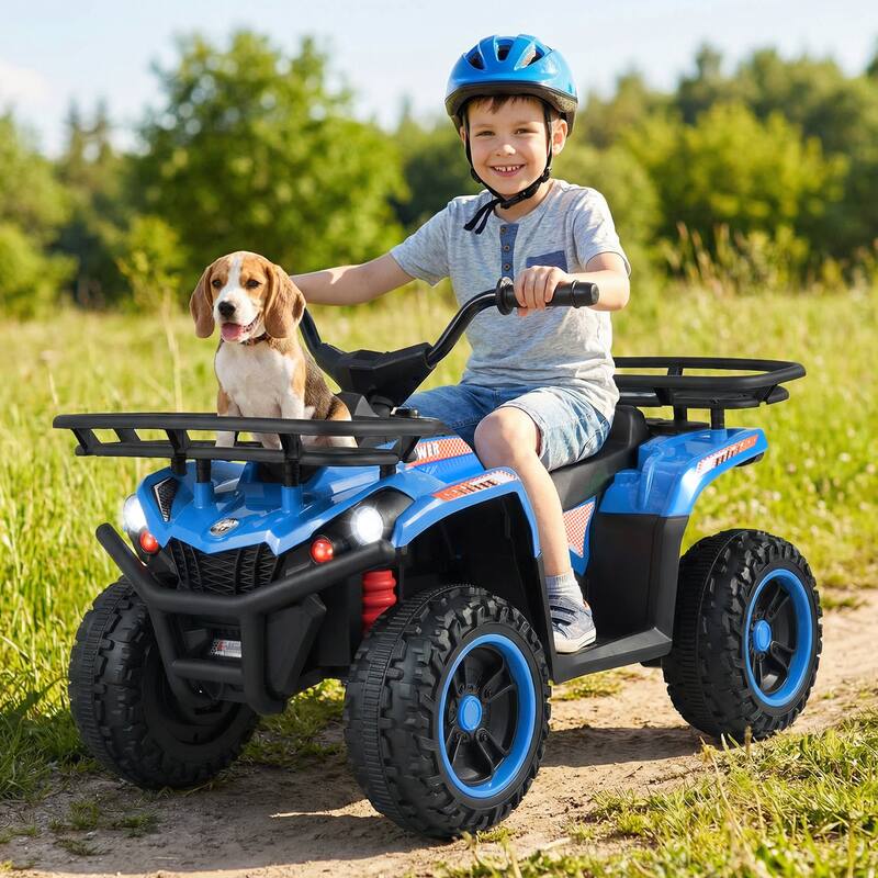 Gymax Electric ATV for Kids 24V 4-Wheeler Ride on Toy w/ Slow Start