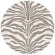preview thumbnail 11 of 10, SAFAVIEH Handmade Soho Agista Modern Wool Rug 6' Round - Ivory/Grey - Round