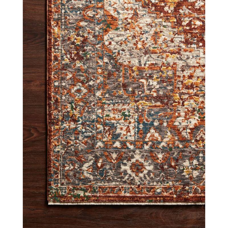 Alexander Home Leah Vintage Medallion Area Rug