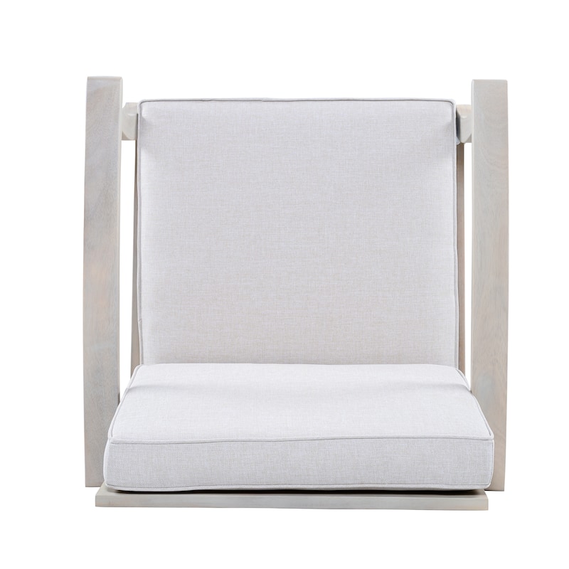 Perla Outdoor Acacia Wood Club Chair (Set of 2) by Christopher Knight Home