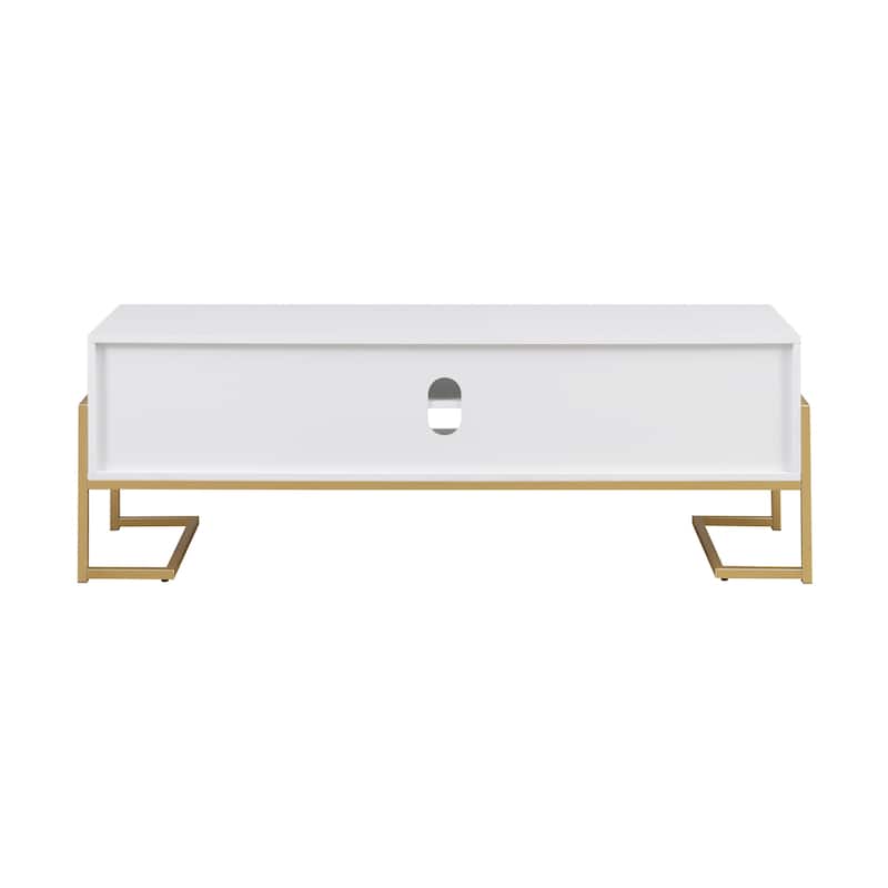 Middlebrook Contemporary Metal-Base 2-Drawer TV Stand