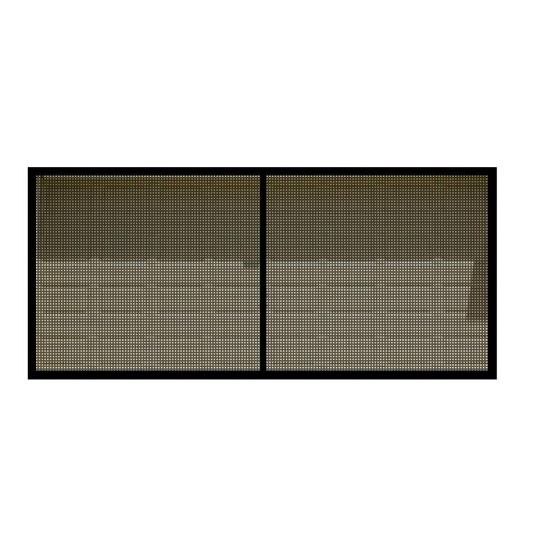 Shatex 8 ft. x 7 ft. Black Plastic Magnetic Garage Door Screen