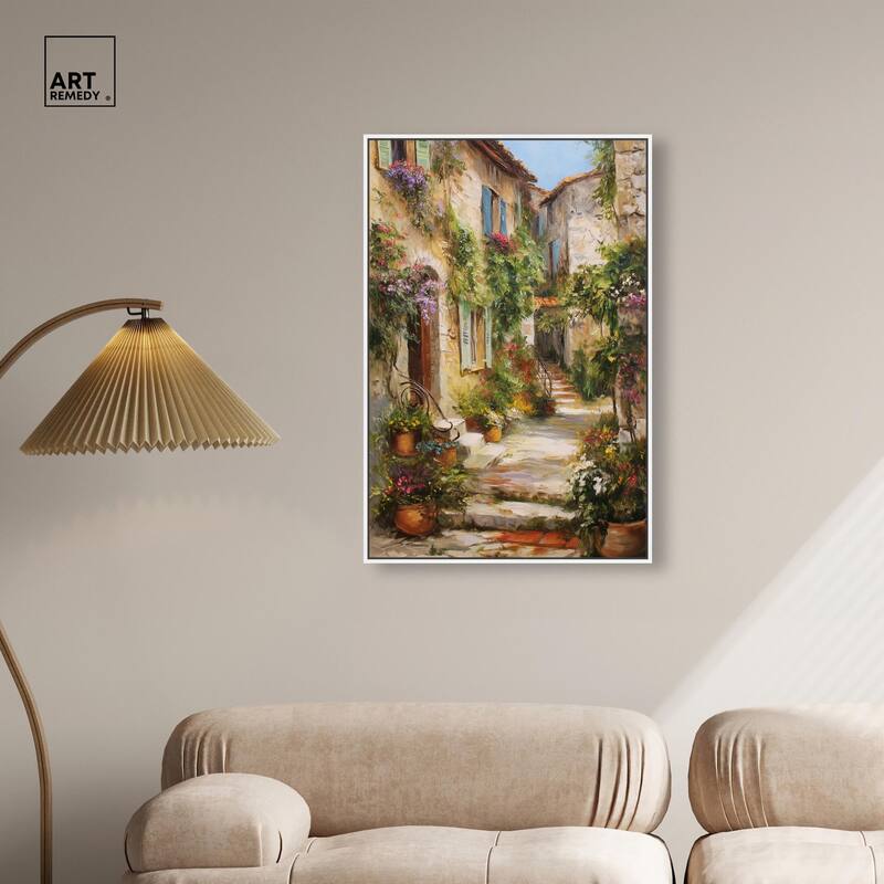 Mediterranean Charm II Canvas by Art Remedy