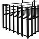 preview thumbnail 37 of 37, Twin Size Metal Loft Bed with Roof, Window, Guardrail, and Ladder