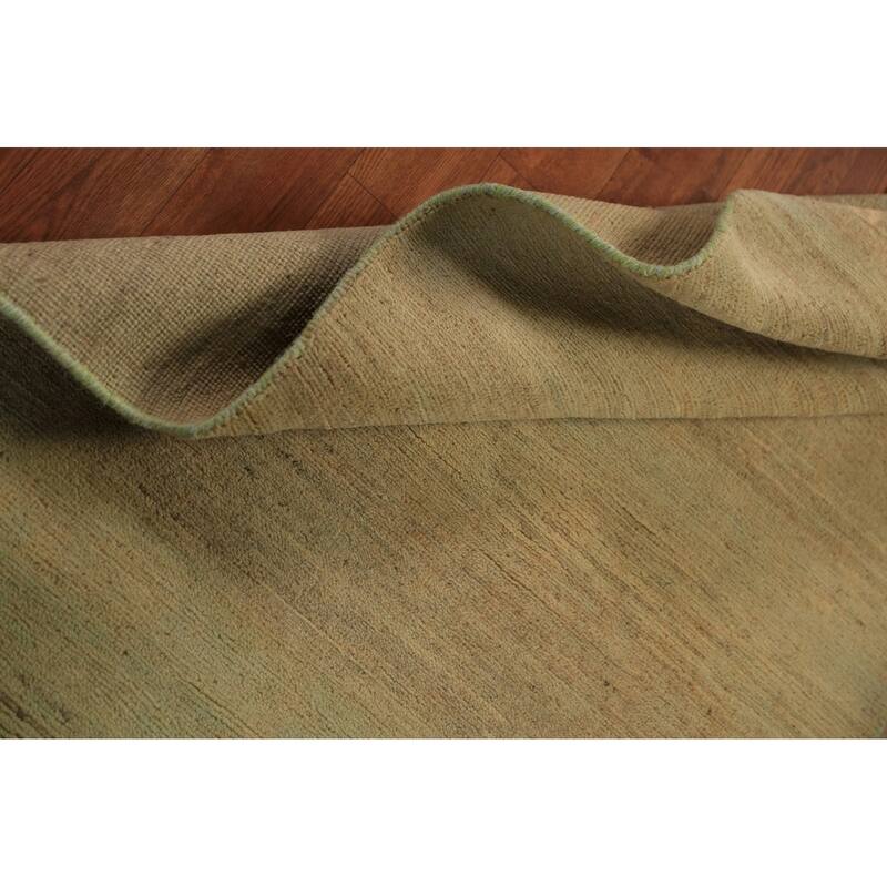 Striped Gabbeh Modern Rug Hand-Knotted Wool Carpet - 2'8" x 4'0"