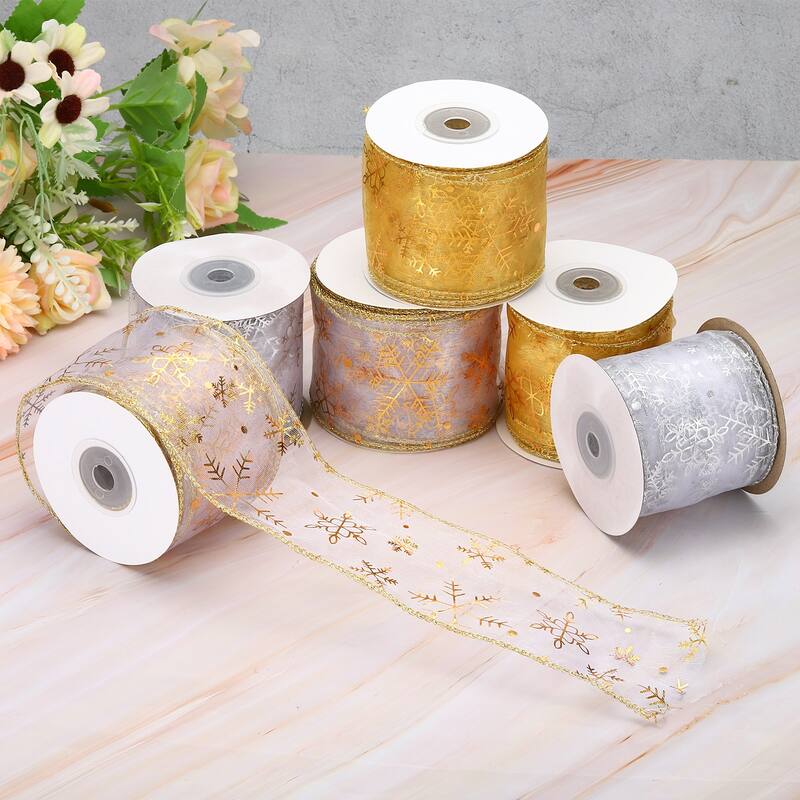 2-1/2" x 10 Yard Sheer Ribbon for Gift Wrapping Birthday Decoration