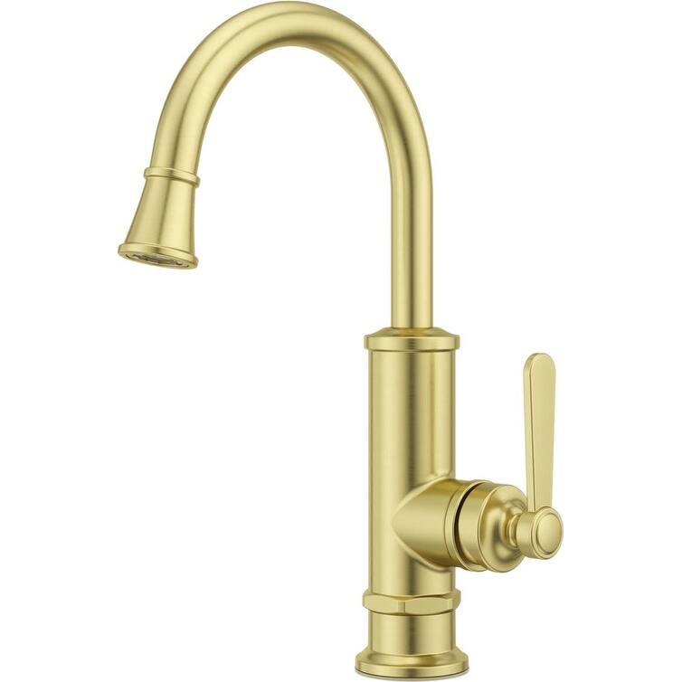 Pfister GT72-TD Port Haven 1.8 GPM Single Hole Bar Faucet - Brushed Gold